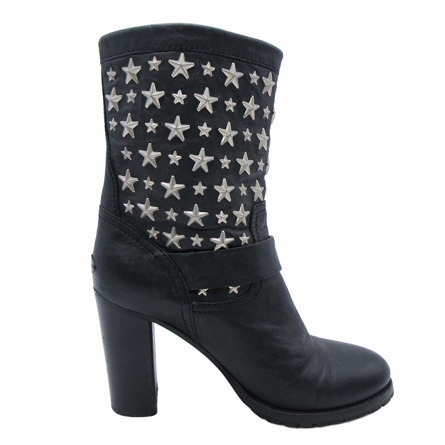 ジミーチュウ スタースタッズ エンジニアブーツ