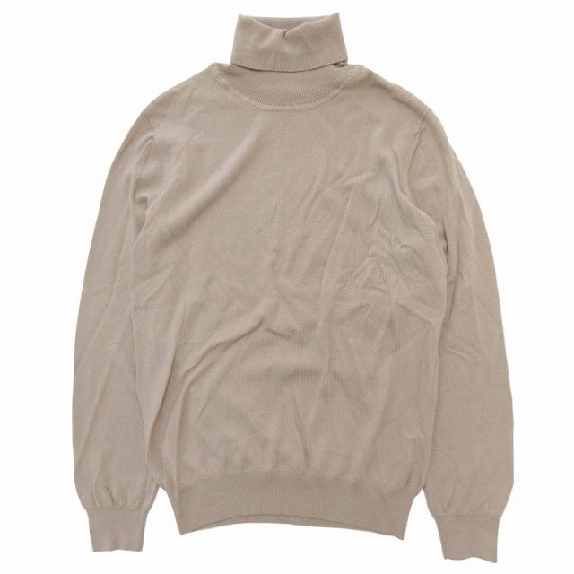 【中古】美品 スローン SLOANE 14G メリノウール 天竺 タートルネック プルオーバー ニット セーター 長袖 4の通販は
