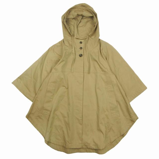 【中古】ティヤマイ t.yamai フーデッド ライトジャケット ブルゾン コート アウター スプリング コットン ケープ 1の通販は 9,360円