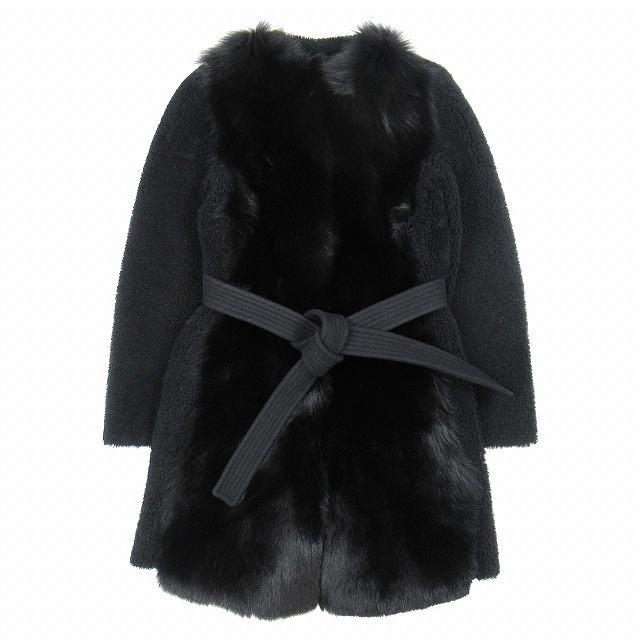 サガフォックス ブルーフォックス ファーコート Lサイズ 毛並み