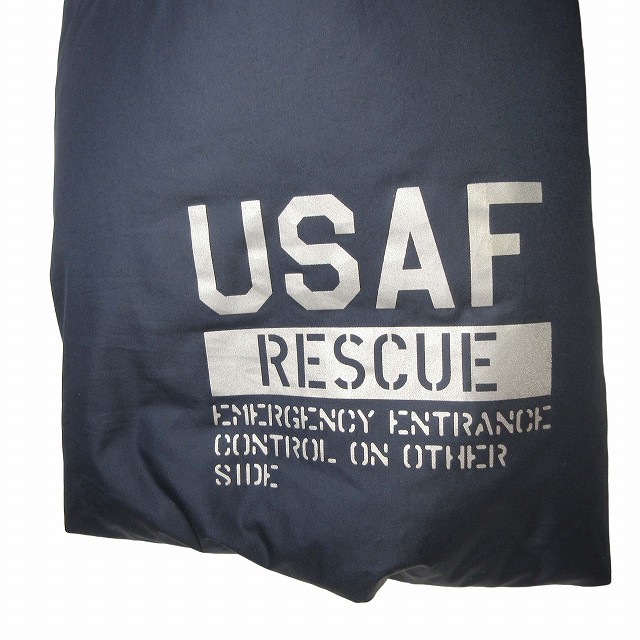 【中古】アヴィレックス AVIREX Armed Forces Manufacturer ダウン フライト ジャケット フーディー ロゴ プリントの通販は 【中古】アヴィレックス AVIREX Armed Forces Manufacturer ダウン フライト ジャケット フーディー ロゴ プリントの通販は