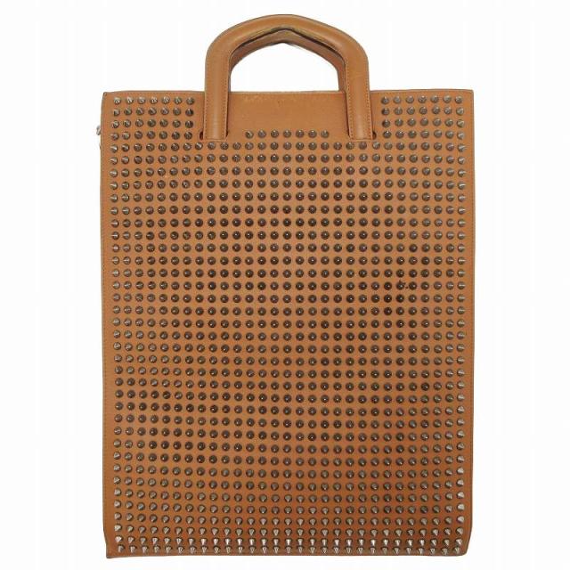 【中古】クリスチャンルブタン トリックトラック ラージ 2WAY ハンドバッグ トート クラッチバッグ スタッズの通販は