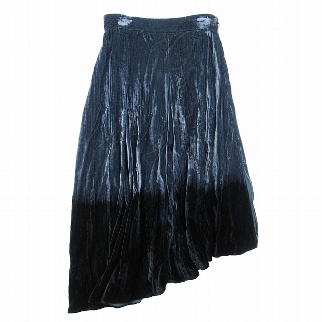 【中古】21aw ゴールデングース GOLDEN GOOSE ベルベット アシンメトリーデザイン ミモレスカート スタースタッズの通販は 5,865円