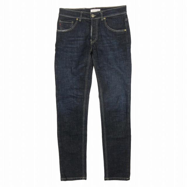 【中古】美品 ピーエムピーエス PMDS リペア加工 ダメージ デニム パンツ ジーンズ 30 インディゴ ブルー メンズ/14 の通販は 7,826円