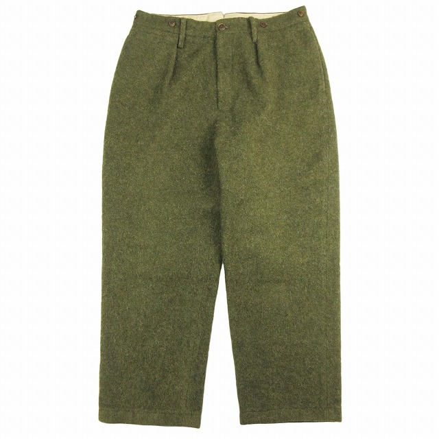 【中古】19AW ナイジェルケーボン NIGEL CABOURN WASHABLE WOOL PANTS ウォッシャブル ウール パンツ ワイドの通販は