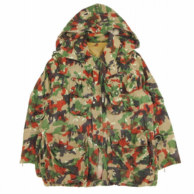 中古】vintage スイス軍 M-60 アルペンカモ マウンテン