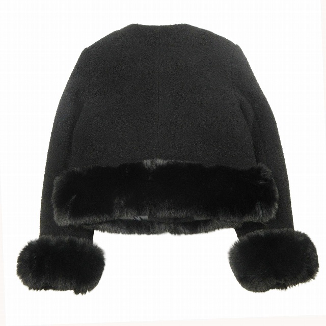 美品✨24AW グレースコンチネンタル ツイードコンビジャケット 金釦 ファー ツイードコンビジャケット / GRACE CONTINENTAL | GRACE CONTINENTAL