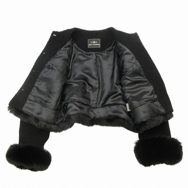 美品 24AW グレースコンチネンタル GRACE CONTINENTAL ツイード コンビ