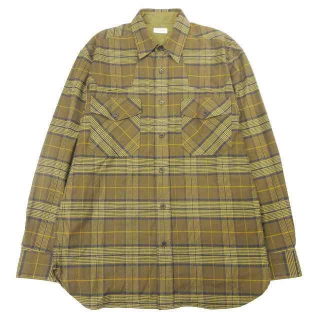 【中古】美品 20AW LOOK BOOK ルックブック ドリスヴァンノッテン DRIES VAN NOTEN フランネル チェック柄 ネルシャツ