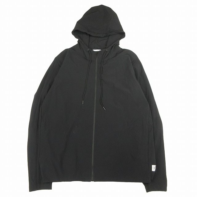 【中古】20SS レイニングチャンプ × ロンハーマン ストレッチ ナイロン ジップアップ フーディー ジャケットの通販は