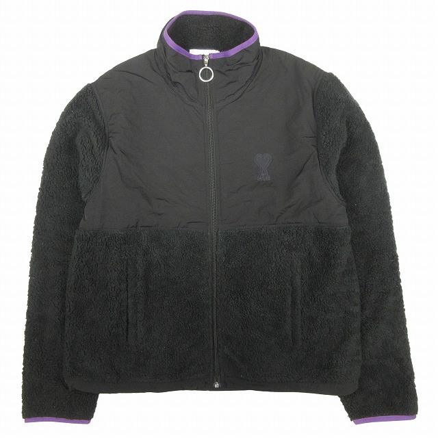 【中古】美品 22AW アミ アレクサンドル マテュッシ ami alexandre mattiussi シェルパ フリース ジャケット Mの通販は