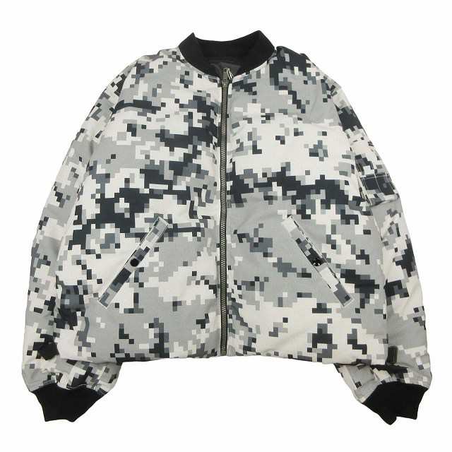 【中古】未使用品 24AW ビームス BEAMS リバーシブル 650FP ダウン フライト ボンバー ジャケット デジタルカモの通販は