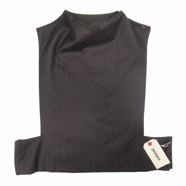 未使用品 23aw ジョンリンクス jonnlynx stripe padding gilet ストライプ パディング ジレ 中綿入り キルティング プルオーバー ベスト F 中古】未使用品 23aw ジョンリンクス jonnlynx stripe padding