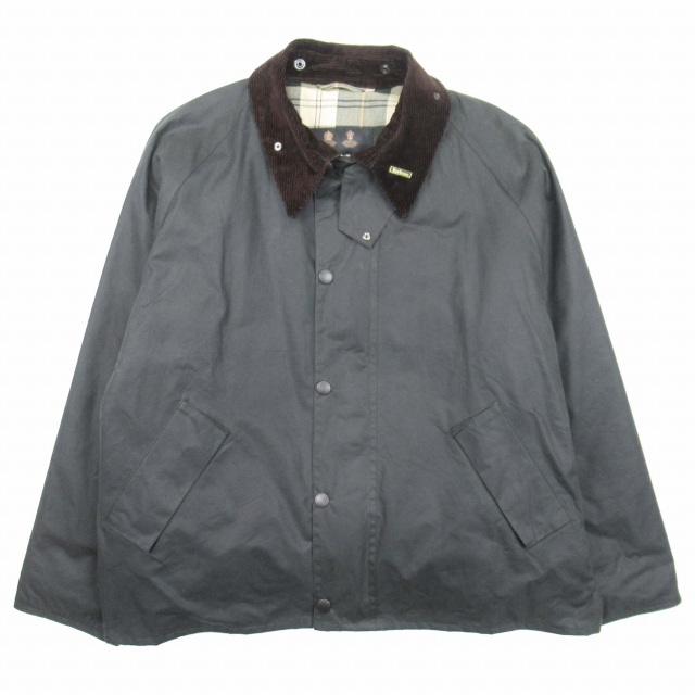 【中古】美品 23aw バブアー Barbour TRANSPORT WAX トランスポート ワックスコーティング ジャケット ブルゾンの通販は 26,000円