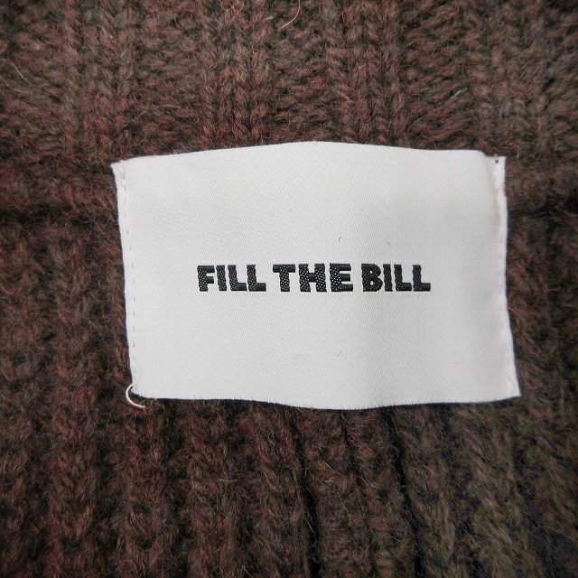 中古】未使用品 23AW フィルザビル FILL THE BILL ZIP KNIT BLOUSON