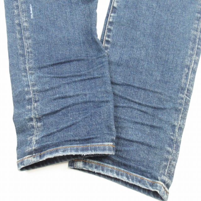 [AMIRI] MX1 蛇腹レザーパッチ バイカーデニムパンツ 25 AMIRI - 国内正規 AMIRI アミリ MX-1 レザーパッチ デニムの通販