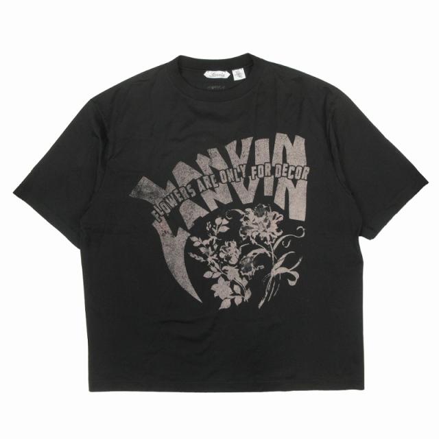 【中古】極美品 24SS ランバン × フューチャー LANVIN × Future グラフィック プリント クルーネック Tシャツ 2XL
