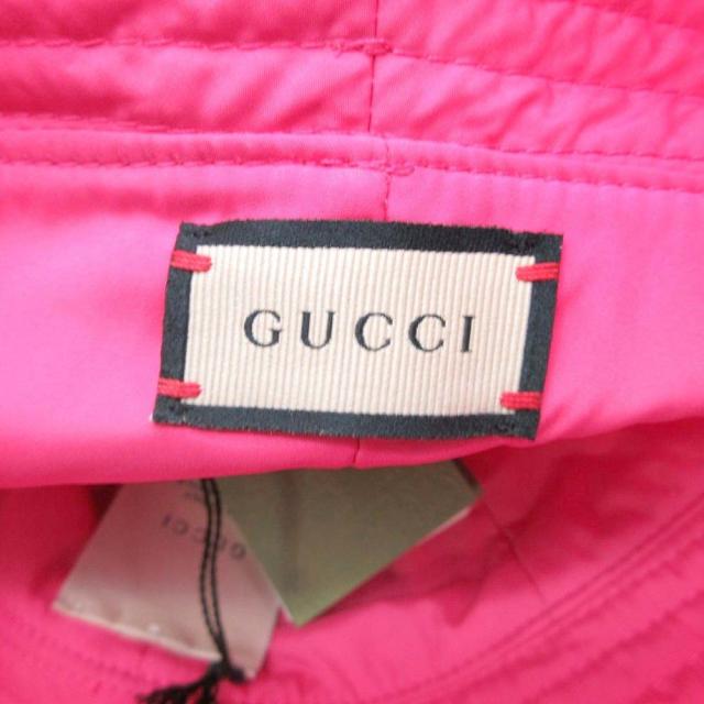 中古】未使用品 2023年 グッチ GUCCI GGマーモント バケットハット