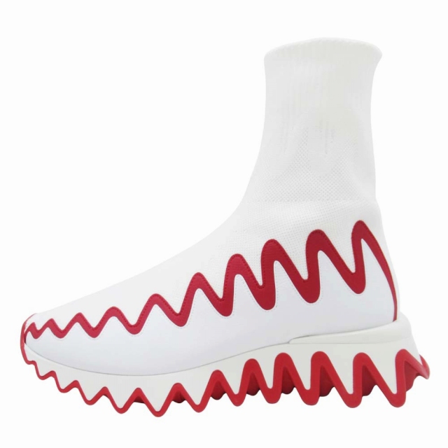 【中古】未使用品 クリスチャンルブタン Christian louboutin Sharky Sock ソックススニーカー シャークソール/GT7