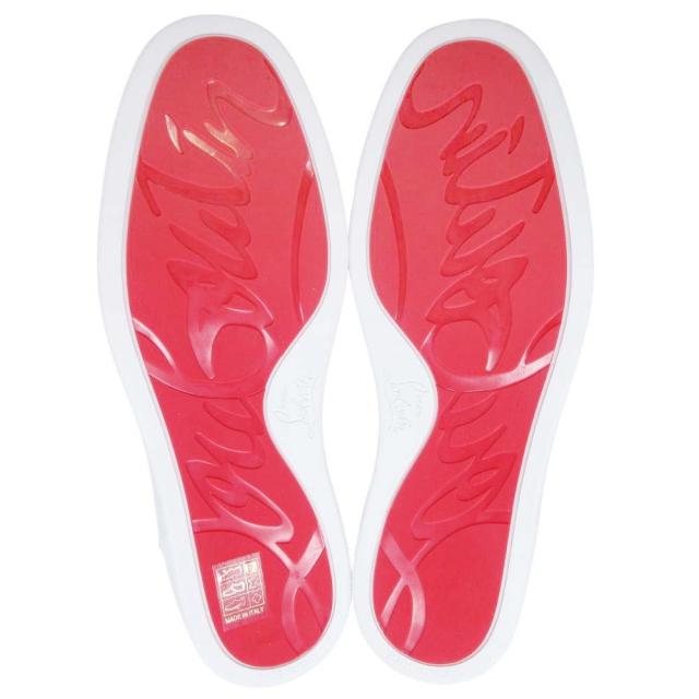 【中古】未使用品 クリスチャンルブタン Christian louboutin レインボー ルイジュニア スニーカー 42 27.0cm GT7