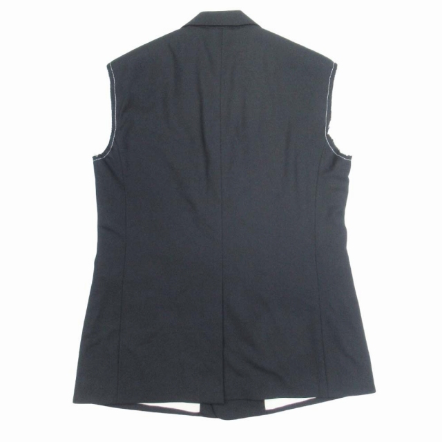 【中古】極美品 20ss ラフシモンズ RAF SIMONS スリーブレス ジャケット ピークドラペル ブレザー ブルゾン ベスト 48 中古】極美品 20ss ラフシモンズ RAF SIMONS スリーブレス ジャケット