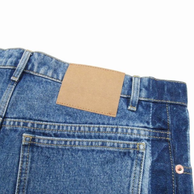 【中古】美品 2016年 バレンシアガ ROCKABILLY ウォッシュド クロップド デニム ワイドレッグ ジーンズ パンツ 36 中古】美品 2016年 バレンシアガ ROCKABILLY ウォッシュド クロップド