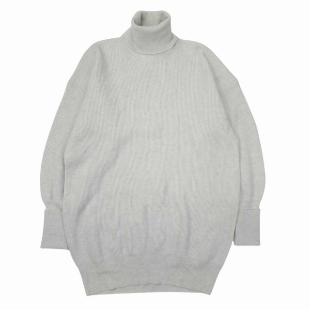 【中古】18aw メゾンマルジェラ 4 Maison Margiela 4 エルボーパッチ セーター タートルネック オーバー ニット