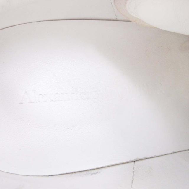 【中古】美品 アレキサンダーマックイーン オーバーサイズド スニーカー シューズ 靴 厚底 レザー 553680 41 26.0cm