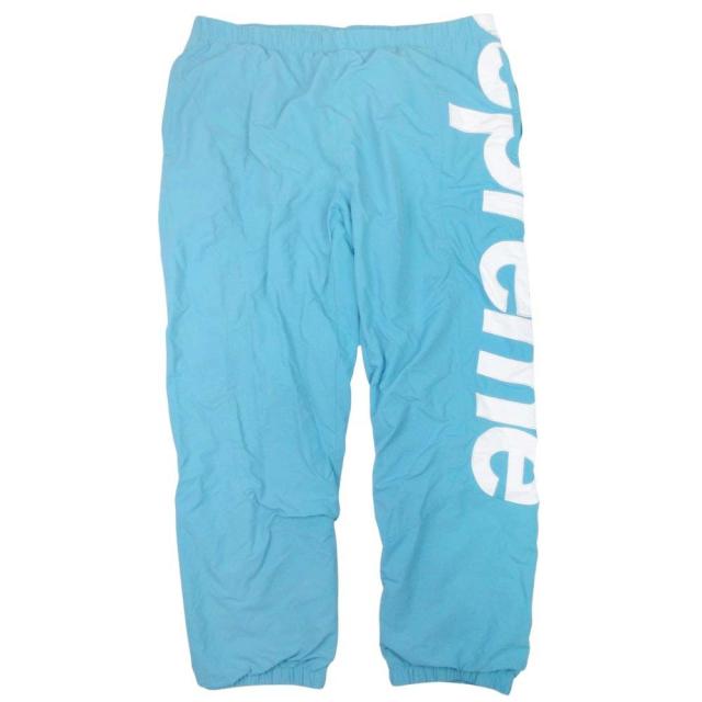【中古】美品 21SS シュプリーム SUPREME Spellout Track Pant スペルアウト トラックパンツ ナイロンパンツ XL