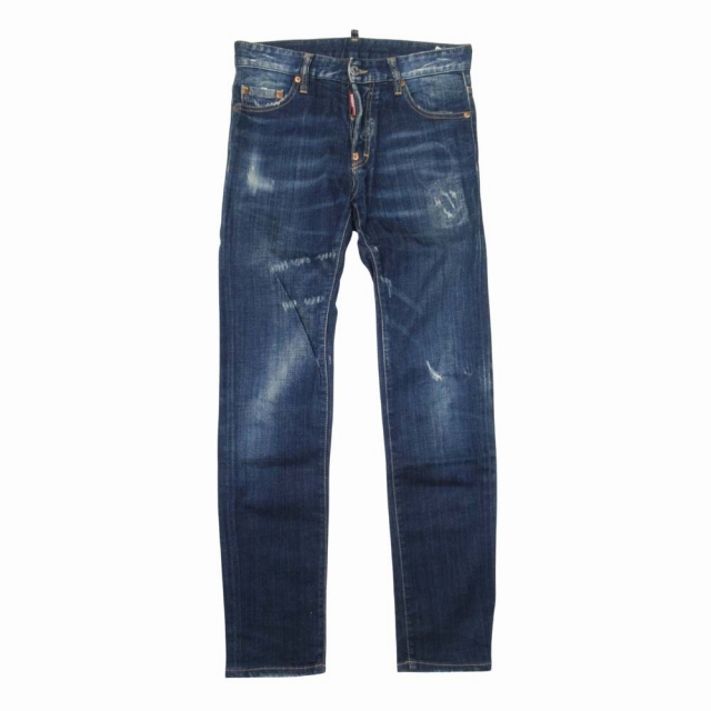 【中古】15aw ディースクエアード DSQUARED2 Dean Jean スリムジーンズ ユーズドライク デニム パンツ ジーパン 44 中古】15aw ディースクエアード DSQUARED2 Dean Jean スリムジーンズ