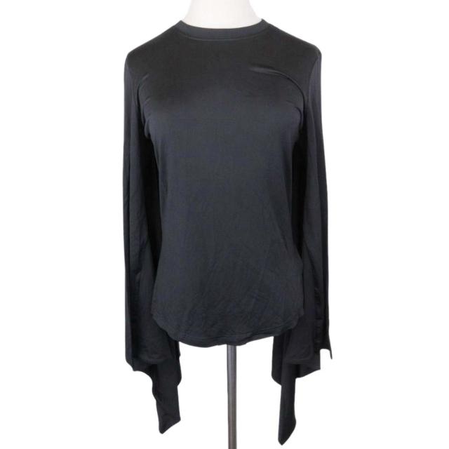 【中古】未使用品 バーバリー BURBERRY フレアスリーブ 長袖 カットソー トップス クルーネック ストレッチ M ◇11