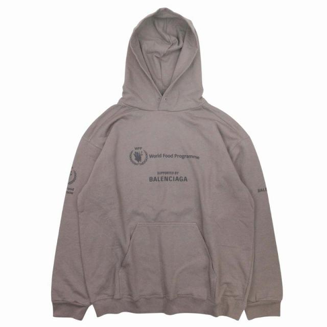 【中古】未使用品 23ss バレンシアガ WFP ロゴプリント フーディー パーカー スウェット L ◇11
