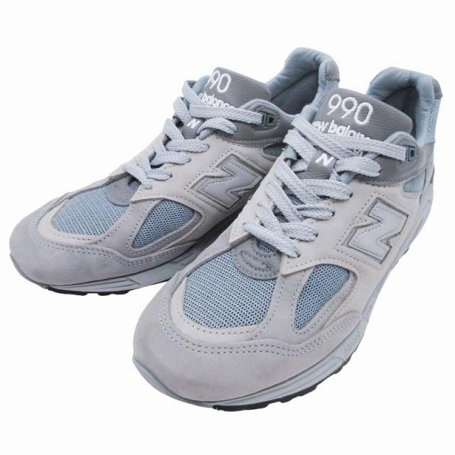 【中古】美品 ニューバランス × ダブルタップス NEW BALANCE × WTAPS M990WT2 "Gray" スニーカー シューズ 27.0cm