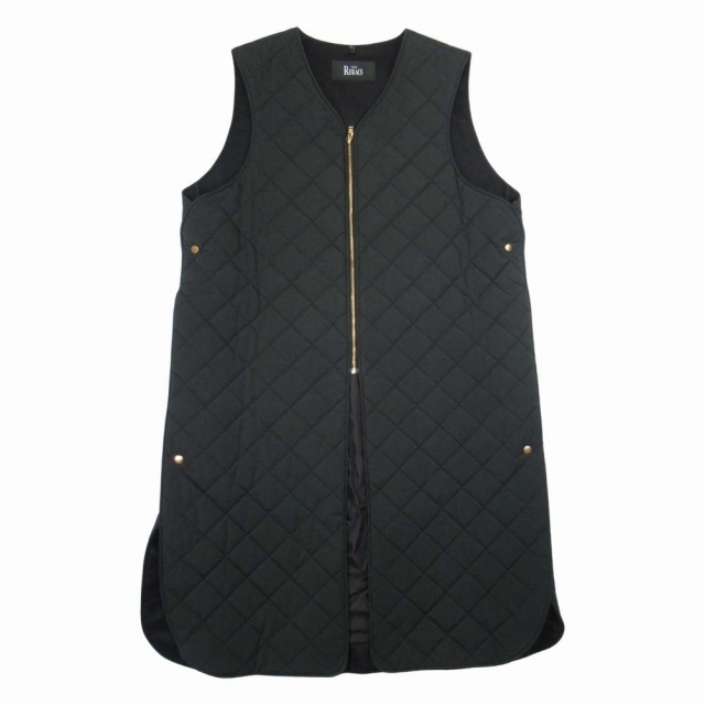 【中古】極美品 20aw ザ リラクス THE RERACS キルティング ロングベスト ライナーベスト 中綿入り アウター ジレ