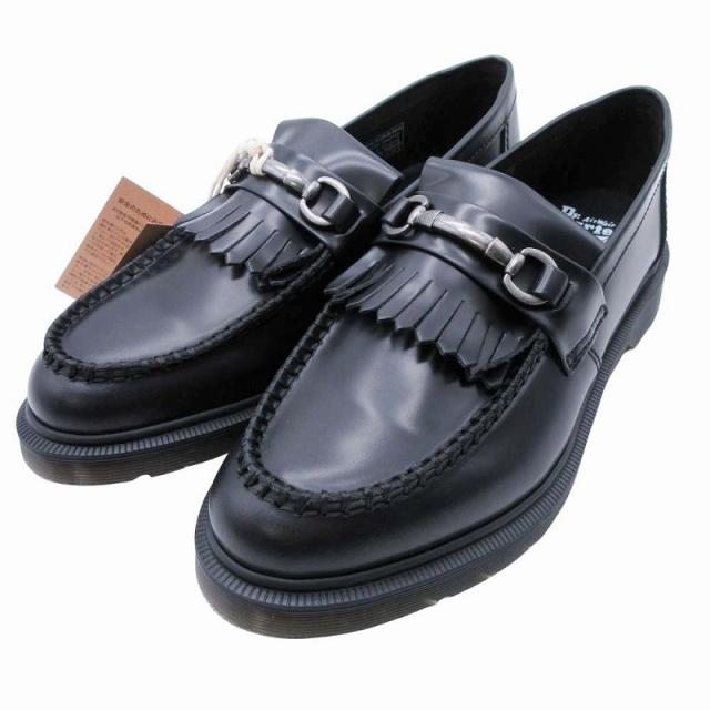 【中古】未使用品 ドクターマーチン エイドリアン スナッフル タッセル ローファー シューズ レザー 本革 UK9 28.0cm