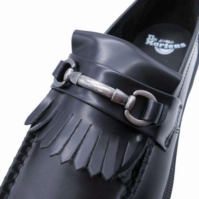 【中古】未使用品 ドクターマーチン エイドリアン スナッフル タッセル ローファー シューズ レザー 本革 UK9 28.0cm