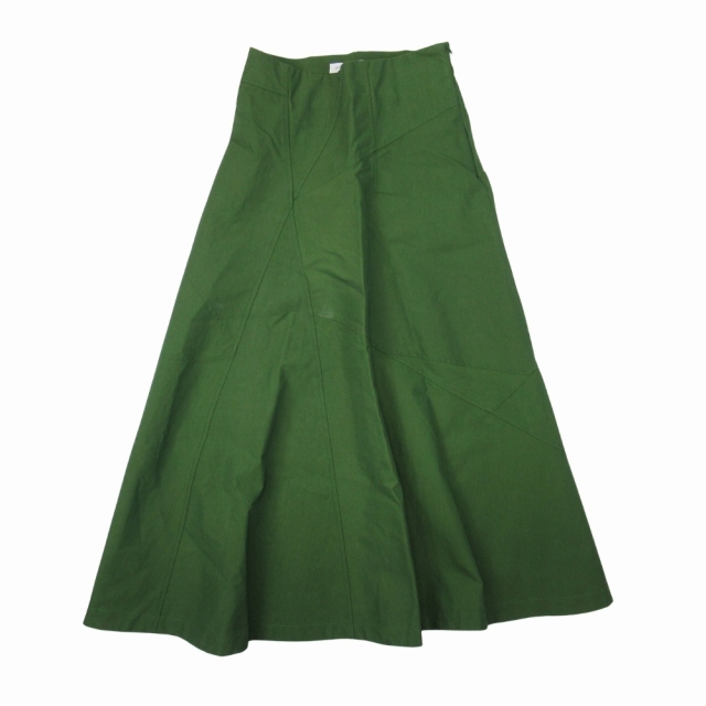 【中古】クリスチャン ワイナンツ christian wijnants コットンナイロン ロングスカート マキシ丈 フレアシルエット