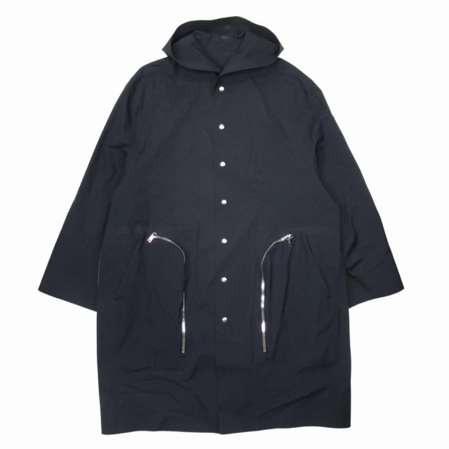 【中古】極美品 20aw モンクレール × リックオウエンス MONCLER × Rick Owens NESBITT ナイロン ゴム引き コート