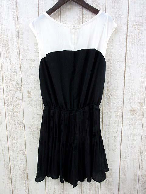 中古 アナザーエディション Another Edition アローズ コンビネゾン オールインワン バイカラー ノースリーブ プリーツ 切替の通販はau Pay マーケット ブランド古着のベクトル