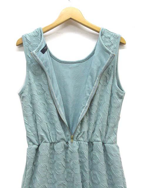 中古 チャオパニック Ciaopanic ノースリーブ ワンピース ゴムウエスト 膝丈 ミントグリーン F レディースの通販はau Pay マーケット ブランド古着のベクトル