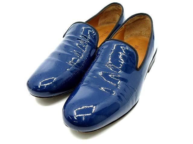 中古 ジルサンダー Jil Sander エナメル オペラシューズ ローファー ネイビー 紺 35 22cm相当 レディースの通販はau Pay マーケット ブランド古着のベクトル