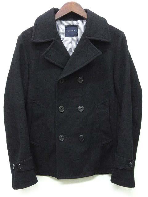 中古 レイジブルー Rageblue ピーコート Pコート 裏地ストライプ ブラック 黒 M メンズの通販はau Pay マーケット ブランド古着のベクトル