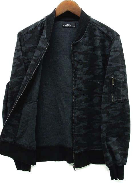 中古 アズールバイマウジー Azul By Moussy スウェット Ma 1 ブルゾン ジャケット カモフラ 迷彩 チャコールグレー M メンズの通販はau Pay マーケット ブランド古着のベクトル