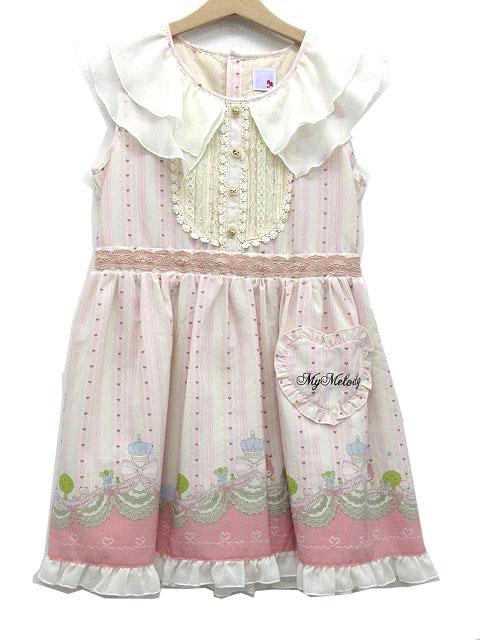 中古 アクシーズファム Axes Femme Kids マイメロディ コラボ ワンピース ノースリ パネル柄 ピンク 140 Ll キッズの通販はau Pay マーケット ブランド古着のベクトル