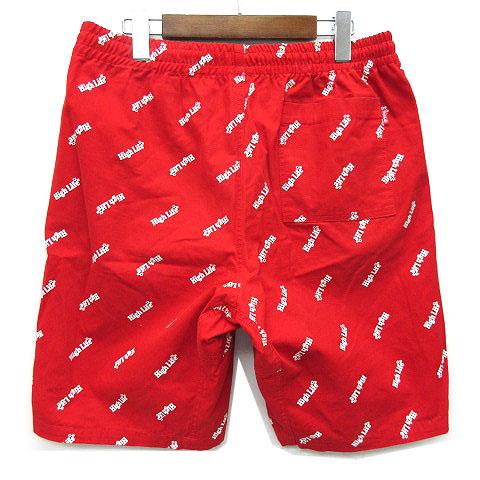 中古 ハイライフ High Life ショーツ ショートパンツ ロゴ総柄 Logo Monogram Shorts 赤 レッド Xl メンズの通販はau Pay マーケット ブランド古着のベクトル