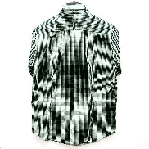 中古 エターナル Eternal ギンガム チェック シャツ 半袖 ボタンダウン グリーン 緑 38 美品 メンズの通販はau Pay マーケット ブランド古着のベクトル