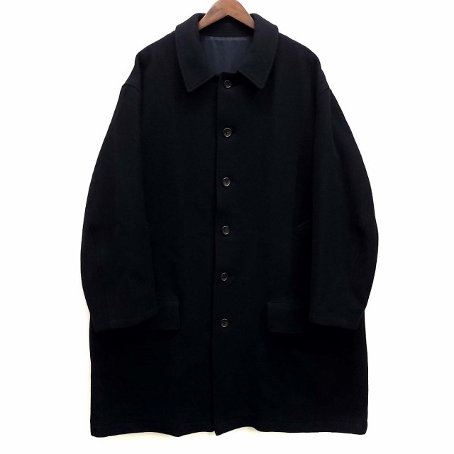 Yohji Yamamoto ヨウジヤマモト コート ウール ブラック