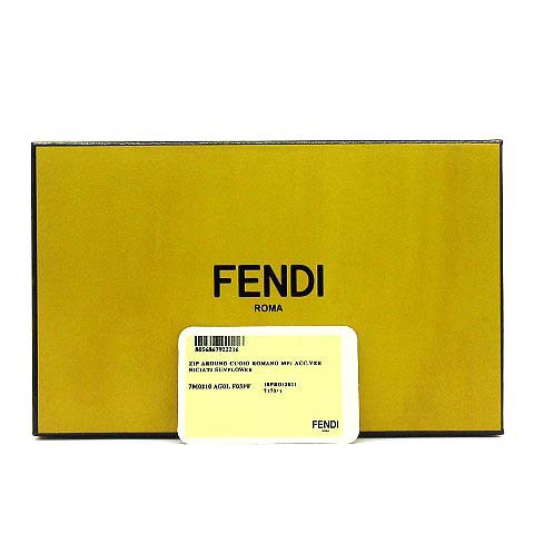 中古】フェンディ FENDI ラウンドファスナー 長財布 ジップアラウンド ...