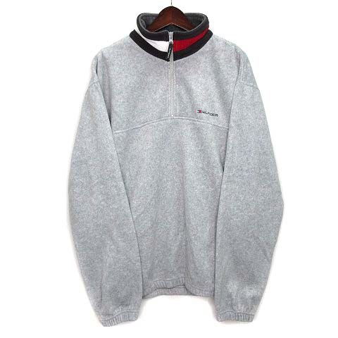 中古】トミーヒルフィガー TOMMY HILFIGER ハーフジップ フリース ...