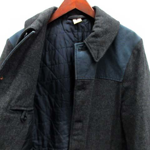 中古】アダムキメル ADAM KIMMEL 中綿 ステンカラー ウール コート